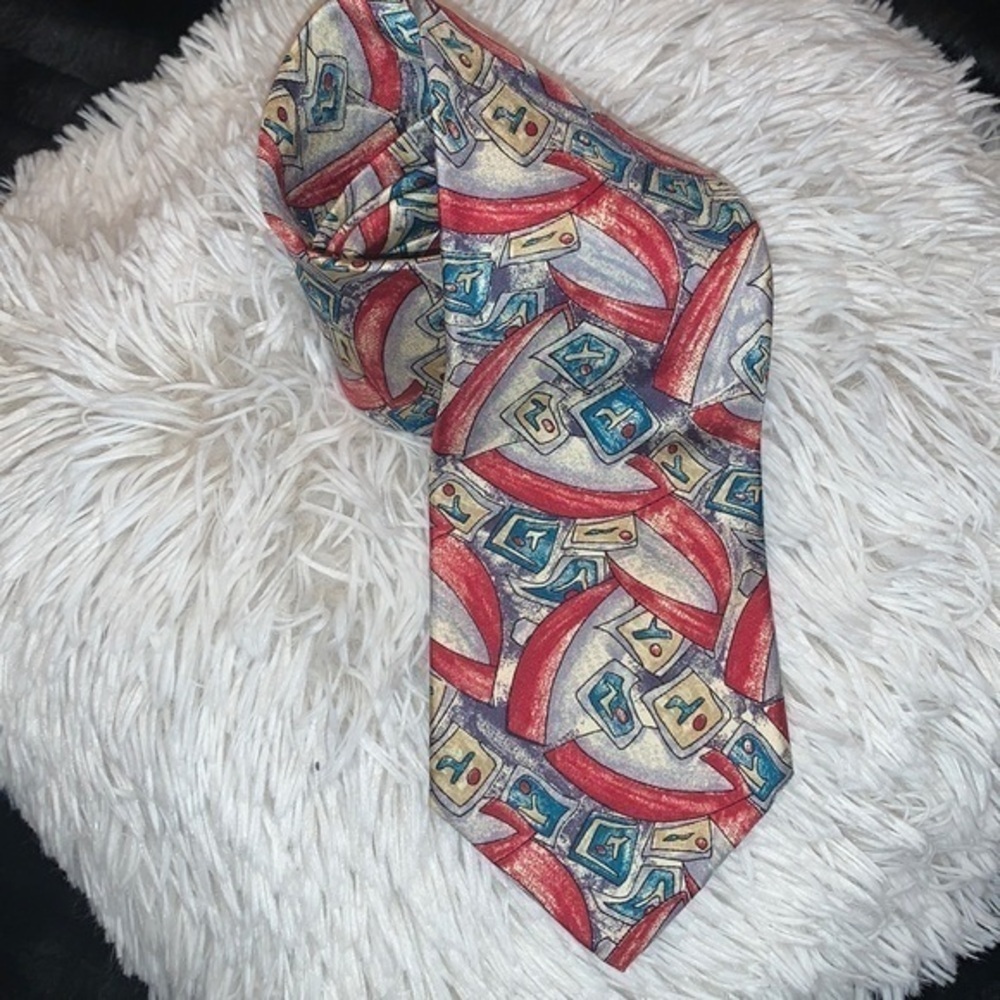 100% SILK ENRICO COVERI TIE